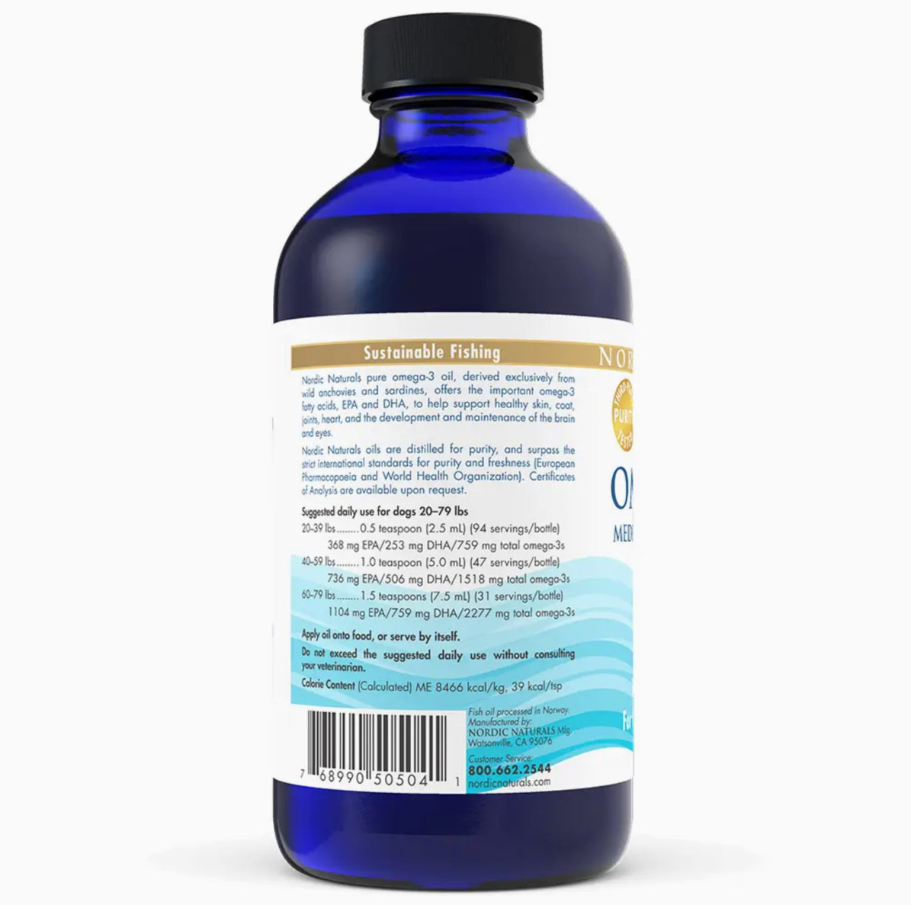 Omega-3 - Pet Oil for Dogs & Cats (by Nordic Naturals)