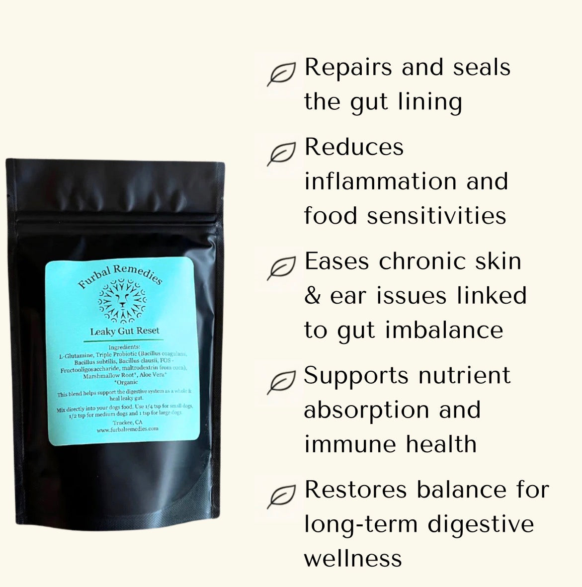 Digestive Health — Leaky Gut Reset Powder for Dogs & Cats