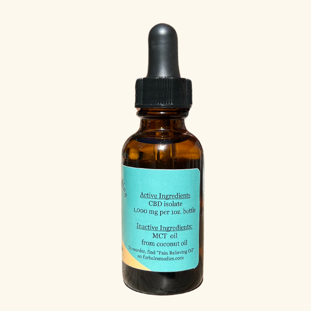 CBD - Pain Relieving Oil - Canine & Feline Supplement