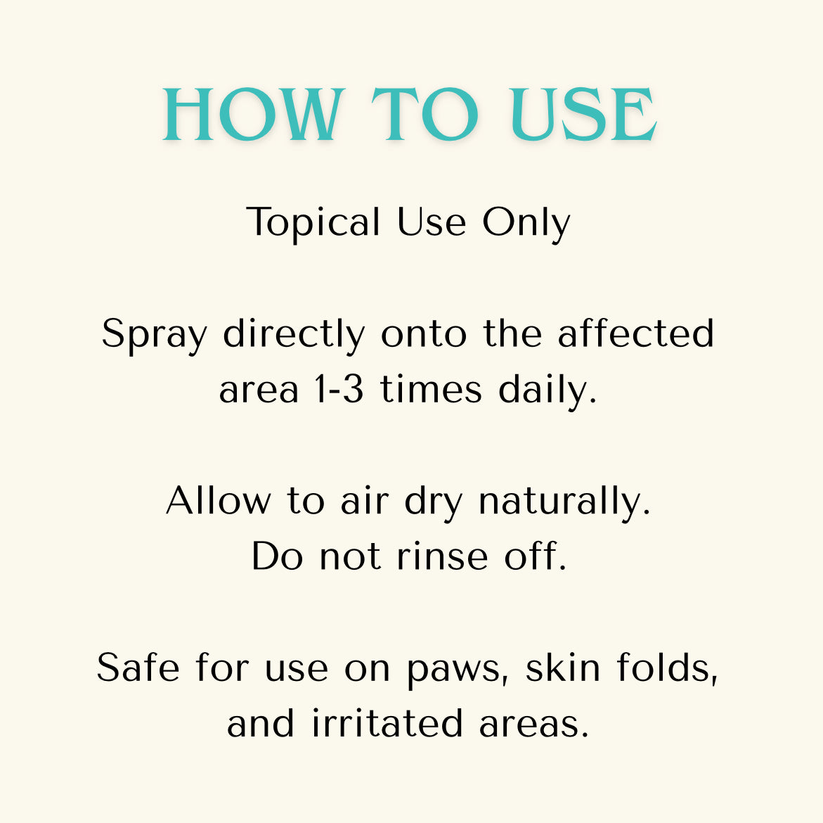 First Aid - Cool & Dry Spray for Dogs & Cats