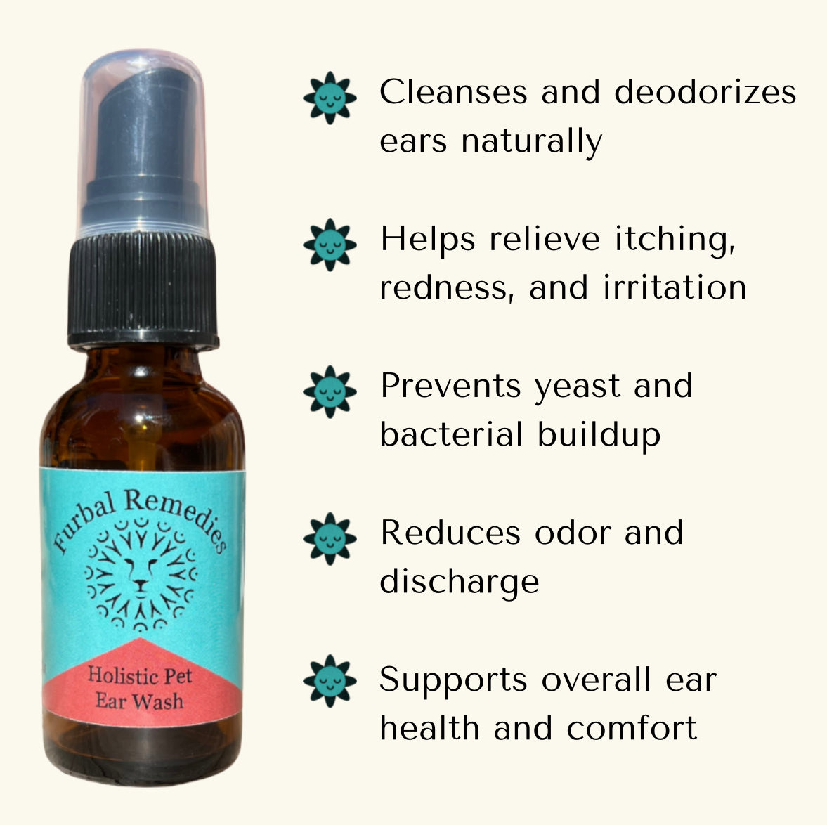 First Aid — Holistic Ear Wash for Dogs & Cats