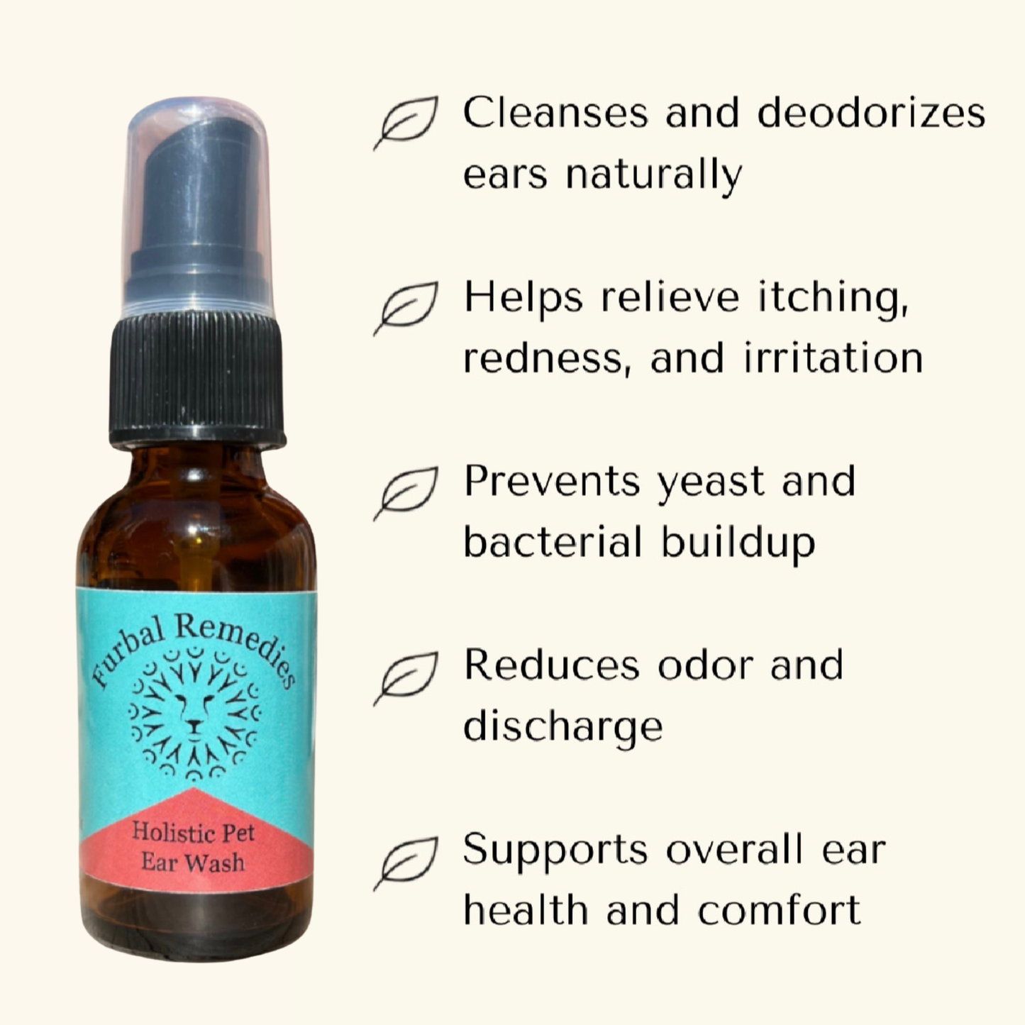 First Aid — Holistic Ear Wash for Dogs & Cats