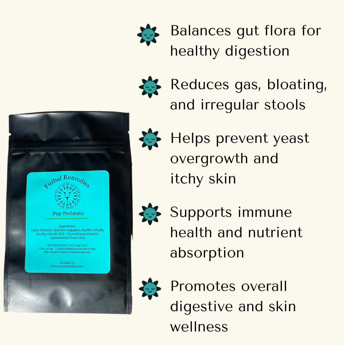 Digestive Health — Pup Probiotic for Dogs & Cats