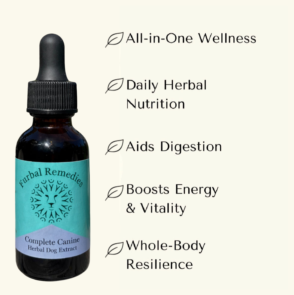 Dense Nutrition - Overall Wellness — Complete Canine Extract for Dogs | Herbal Multivitamin & Whole-Body Support