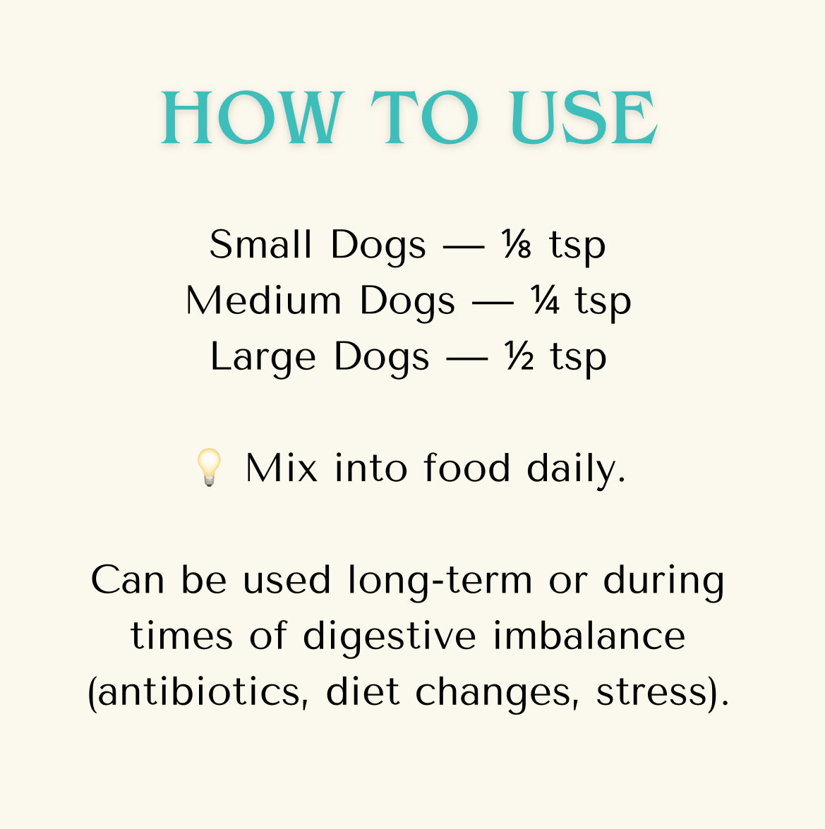 Digestive Health — Pup Probiotic for Dogs & Cats