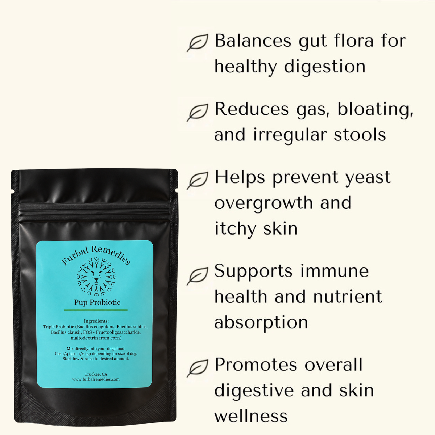 Digestive Health — Pup Probiotic for Dogs & Cats