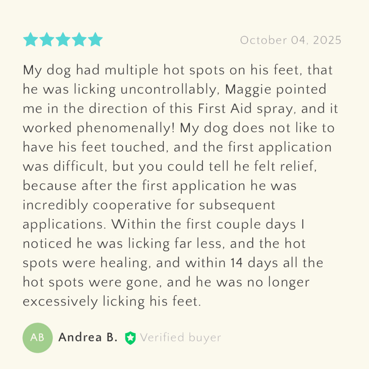 First Aid - Cool & Dry Spray for Dogs & Cats