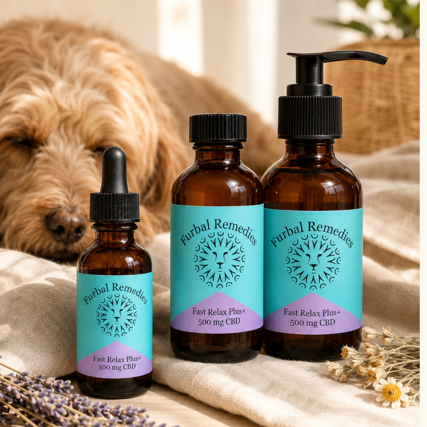 Anxiety — Fast Relax Plus+ CBD Extract for Dogs | Herbal CBD Calming Drops
