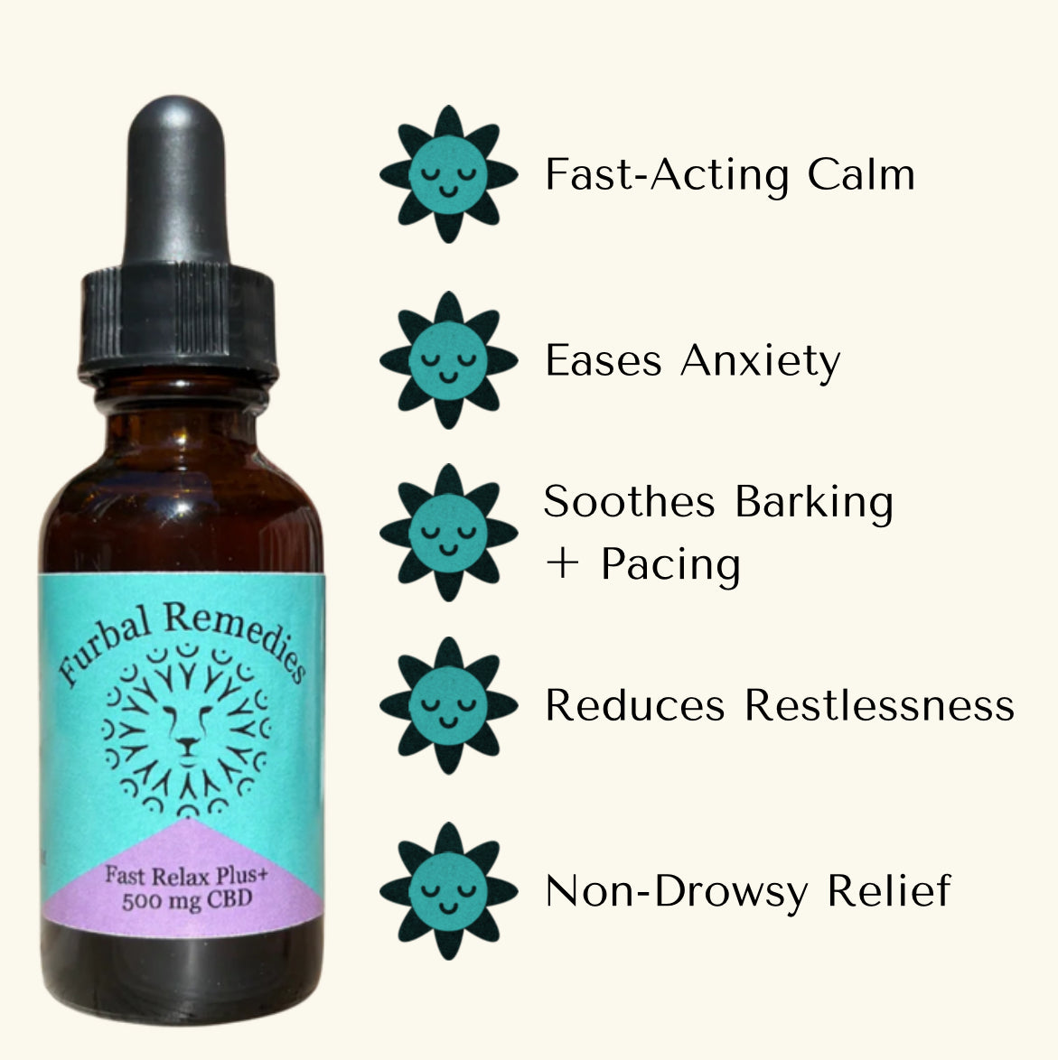 Anxiety — Fast Relax Plus+ CBD Extract for Dogs | Herbal CBD Calming Drops