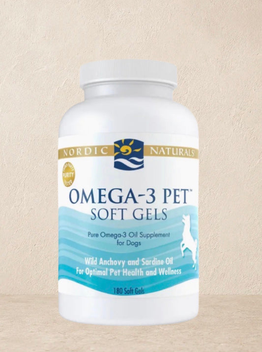 Omega-3 Pet Soft Gels for Dogs & Cats (by Nordic Naturals)