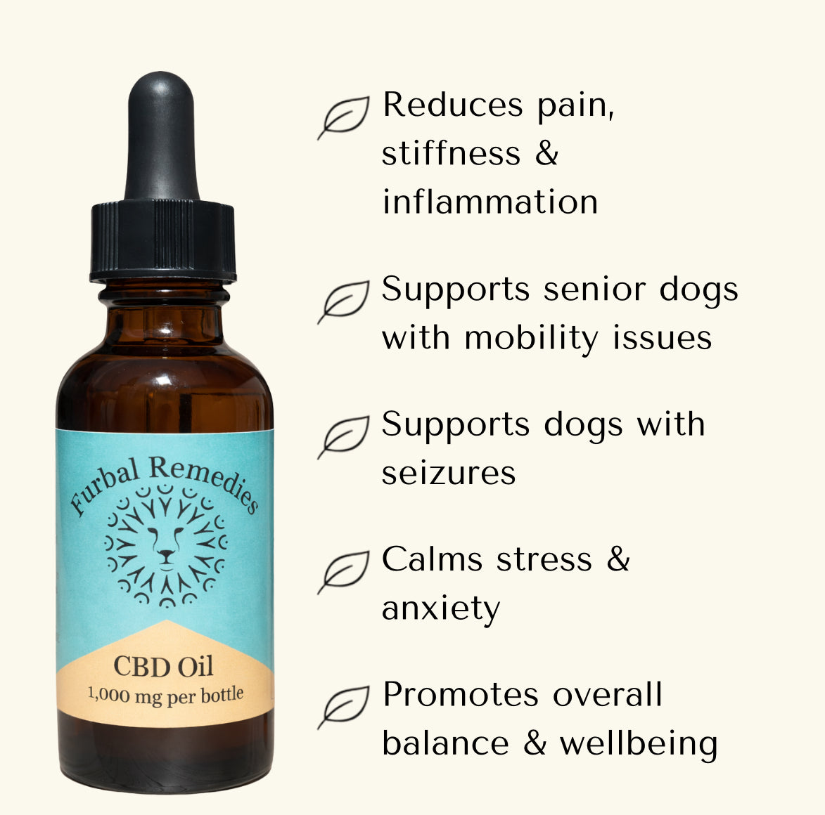 CBD Oil for Pain Relief and Anxiety for Dogs & Cats