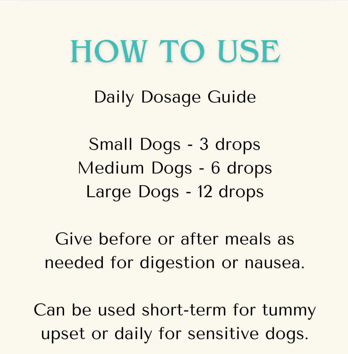 Digestive Health — Tummy Tonic Extract for Dogs & Cats | Herbal Gut Soother