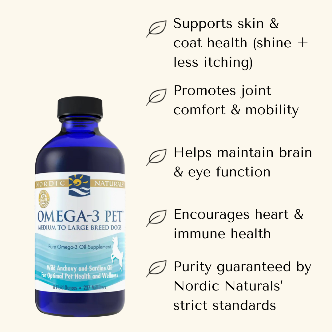 Omega-3 - Pet Oil for Dogs & Cats (by Nordic Naturals)